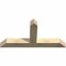 Ekena Millwork Portland Rough Sawn Timber Gable Bracket, Douglas Fir, 60"W x 30"H x 6"D x 6"F, 12/12 Pitch GBW060X30X0606POR00RDF - alternate 3